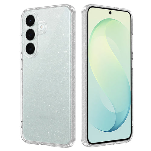 Husă pentru Samsung Galaxy S25 FE / S26 FE, Techsuit SparkleSkin Series, Transparentă