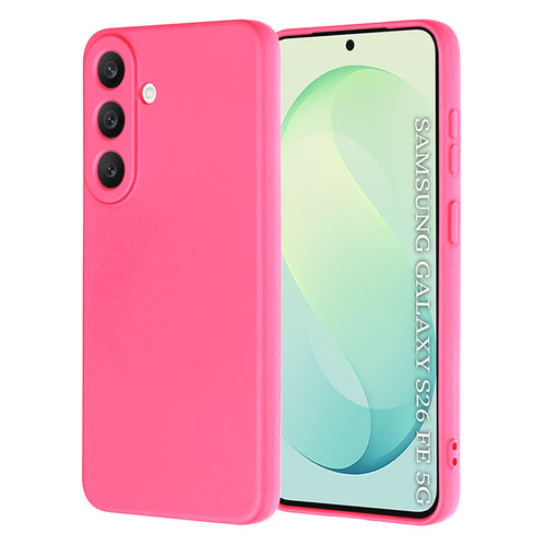 Husă pentru Samsung Galaxy S25 FE / S26 FE, Techsuit SoftFlex, Roz fucsia