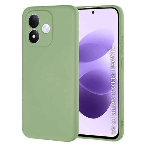 Husa pentru Xiaomi Redmi Note 17 4G / Redmi Note 17 5G, Techsuit SoftFlex, Verde deschis