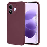 Husă pentru Xiaomi Redmi Note 17 4G / Redmi Note 17 5G, Techsuit SoftFlex, Bordo