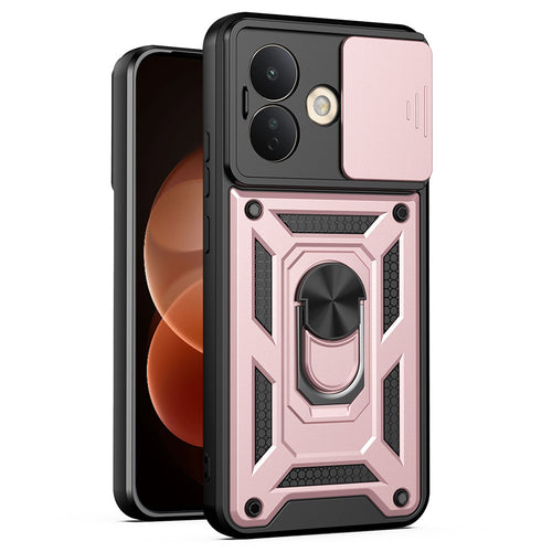Husă pentru Xiaomi Redmi Note 17 Pro 5G, Techsuit CamShield Series, Roz Auriu
