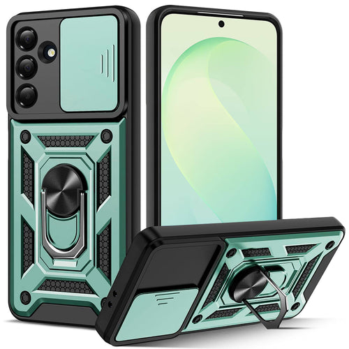 Husă pentru Samsung Galaxy S25 FE / S26 FE, Techsuit CamShield Series, Verde