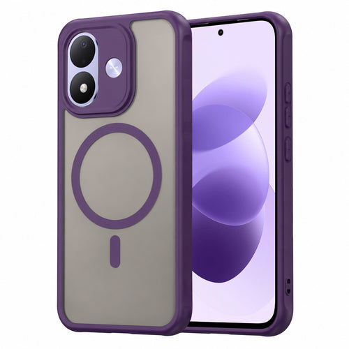 Husă pentru Xiaomi Redmi Note 17 4G / Redmi Note 17 5G, Techsuit HaloFrost II MagSafe, Mov