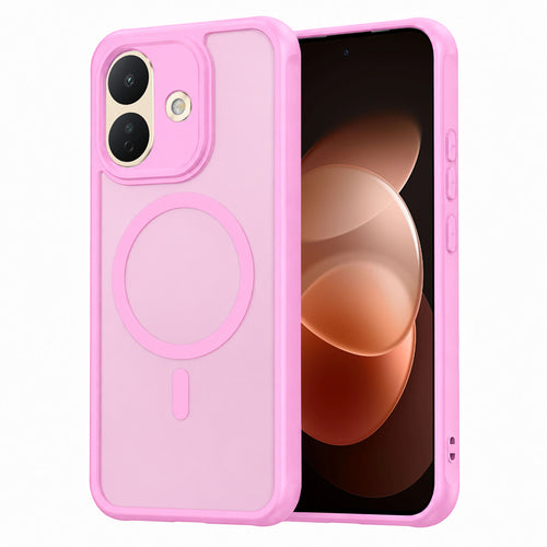 Husă pentru Xiaomi Redmi Note 17 Pro 5G, Techsuit HaloFrost II MagSafe, Roz