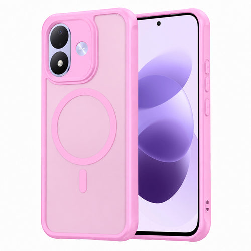 Husă pentru Xiaomi Redmi Note 17 4G / Redmi Note 17 5G, Techsuit HaloFrost II MagSafe, Roz