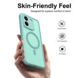 Husă pentru Xiaomi Redmi Note 17 4G / Redmi Note 17 5G, Techsuit HaloFrost II MagSafe, Verde mentă
