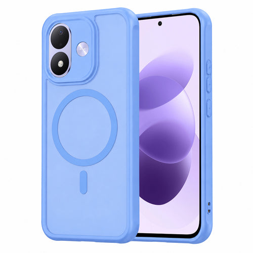 Husă pentru Xiaomi Redmi Note 17 4G / Redmi Note 17 5G, Techsuit HaloFrost II MagSafe, Albastră
