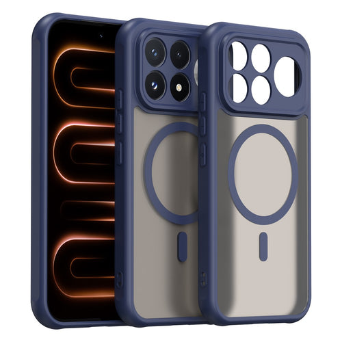 Husă pentru Xiaomi Poco F9 Pro, Techsuit HaloFrost II MagSafe, Bleumarin