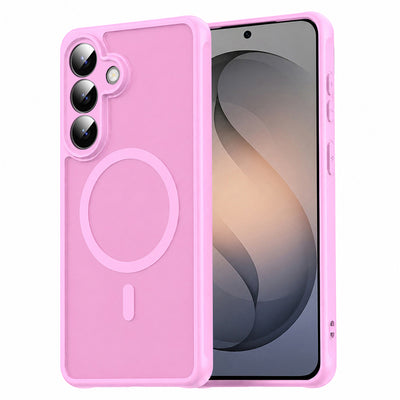 Husă pentru Samsung Galaxy S26 Plus, Techsuit HaloFrost II MagSafe, Individual Camera Cutouts, Roz