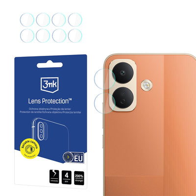Folie pentru camera foto pentru Xiaomi Poco X8 5G, 3mk Lens Protection, Transparentă (4 pack)