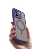 Husă pentru Xiaomi Redmi Note 17 Pro Max, Techsuit HaloFrost II MagSafe, Mov