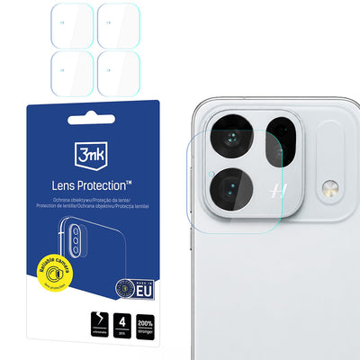 Folie protectie camera pentru Oppo Find X10, 3MK Lens Protection, Transparenta (4 pack)