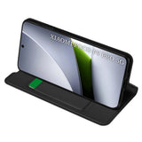Husă pentru Xiaomi Poco F9 Pro, Techsuit Magskin Book, Neagră