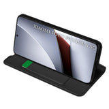 Husă pentru Xiaomi Poco F9 Ultra, Techsuit Magskin Book, Neagră