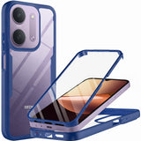 Husă pentru Xiaomi Redmi 17C 5G, Techsuit ColorVerse 360 Series cu Folie Protectoare, Albastră