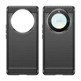 Husa pentru Honor Magic5 Lite, Techsuit Carbon Silicone, albastru
