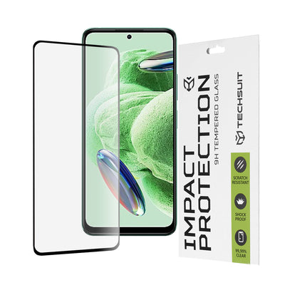 Folie de protectie pentru Xiaomi Redmi Note 12 5G, Techsuit 111D Full Cover / Full Glue Glass