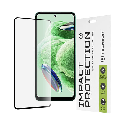 Folie de protectie pentru Xiaomi Redmi Note 12 5G, Techsuit 111D Full Cover / Full Glue Glass
