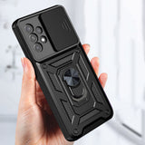 Husa pentru Samsung Galaxy A53 5G, Techsuit CamShield Series, albastru