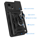 Husa pentru Motorola Moto G72, Techsuit CamShield Series, albastru