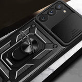 Husa pentru Samsung Galaxy S23 Ultra, Techsuit CamShield Series, albastru