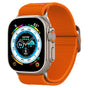 Curea pentru Apple Watch 6 44mm, Spigen Fit Lite Ultra (AMP05986), portocaliu