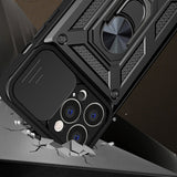 Husa pentru iPhone 14, Techsuit CamShield Series, albastru