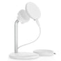 Incarcator wireless ESR HaloLock Shift, Stand cu Removable Magnetic Pad, MagSafe Compatible, alb