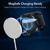 Husa casti pentru AirPods Pro 1/2, ESR, Cyber Armor Tough Case Halolock, alb