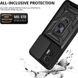 Husa pentru Motorola Edge 30 Neo, Techsuit CamShield Series, albastru