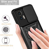 Husa pentru Motorola Edge 30 Neo, Techsuit CamShield Series, albastru