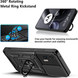 Husa pentru Motorola Edge 30 Neo, Techsuit CamShield Series, albastru