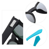 Ochelari de soare Techsuit Sunglasses Polarised TR90 (TR7545), polarizati, UV400, negru;albastru