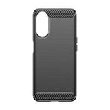 Husa pentru OPPO A58 5G, Techsuit Carbon Silicone, albastru