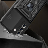 Husa pentru Samsung Galaxy S21 FE 5G, Techsuit CamShield Series, albastru