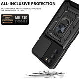 Husa pentru OPPO A16, Techsuit CamShield Series, albastru