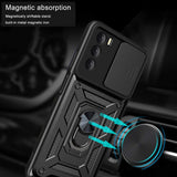 Husa pentru OPPO A16, Techsuit CamShield Series, albastru