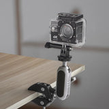 Techsuit Bike Handlebar Mount (JX-006), pentru GoPro, 1/4 Screw, Multifunctional, Negru
