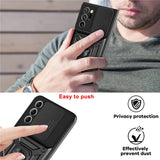 Husa pentru Samsung Galaxy Note 20 Ultra 5G, Techsuit CamShield Series, albastru