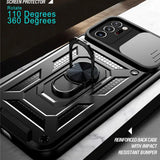 Husa pentru Samsung Galaxy Note 20 Ultra 5G, Techsuit CamShield Series, albastru