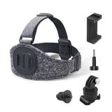 Techsuit GoPro Holder (JX-003), Headband cu magnetic Base, Gri