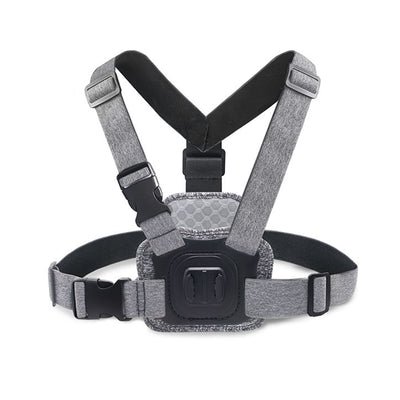 Techsuit Camera Holder (JX-002), pentru GoPro cu magnetic Base, Chest Wear, Gri