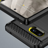Husa pentru Google Pixel 7a, Techsuit Carbon Silicone, albastru