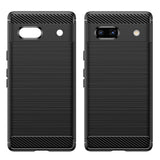 Husa pentru Google Pixel 7a, Techsuit Carbon Silicone, albastru