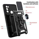 Husa pentru Motorola Moto E20, Techsuit CamShield Series, albastru