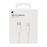 Cablu de date Apple USB-C la Lightning, 2m, Alb
