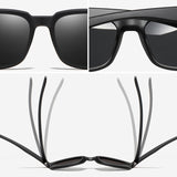 Ochelari de soare Techsuit Sunglasses Polarised TR90 (MM101), polarizati, UV400, negru;gri