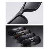Ochelari de soare Techsuit Sunglasses Polarised TR90 (MM101), polarizati, UV400, negru;gri