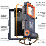 ShellBox Diving Waterproof Professional Case, pentru Phones cu max. 6.8, IPX8, 15m Deep + 1h Underwater Time, Negru