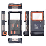 ShellBox Diving Waterproof Professional Case, pentru Phones cu max. 6.8, IPX8, 15m Deep + 1h Underwater Time, Negru